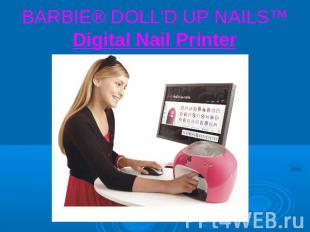 BARBIE® DOLL'D UP NAILS™ Digital Nail Printer