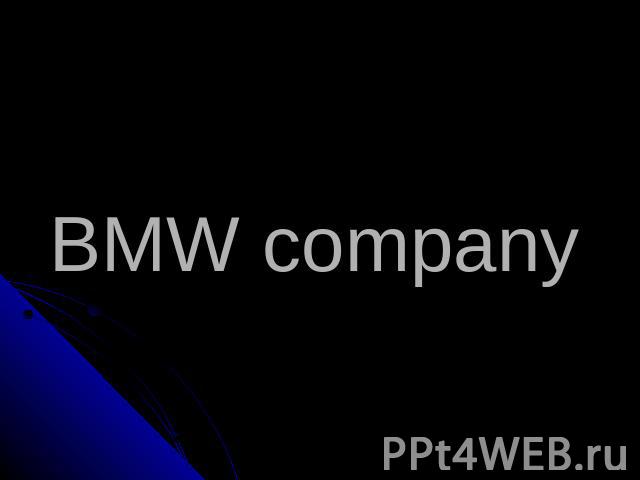 BMW company