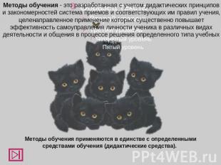 Методы обучения - это разработанная с учетом дидактических принципов и закономер