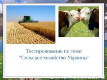Сельское хозяйство Украины