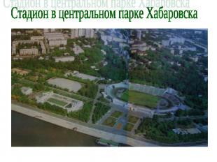 Стадион в центральном парке Хабаровска