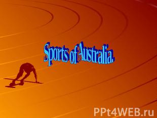 Sports of Australia.