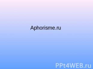Aphorisme.ru