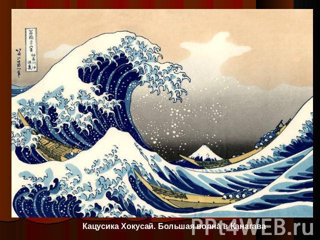 Кацусика Хокусай. Большая волна в Канагава