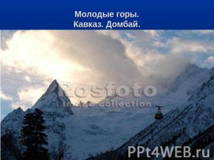 Молодые горы.Кавказ. Домбай.
