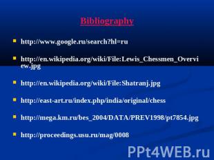 Bibliographyhttp://www.google.ru/search?hl=ruhttp://en.wikipedia.org/wiki/File:L