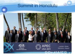 Summit in Honolulu