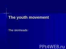 The youth movement. The skinheads