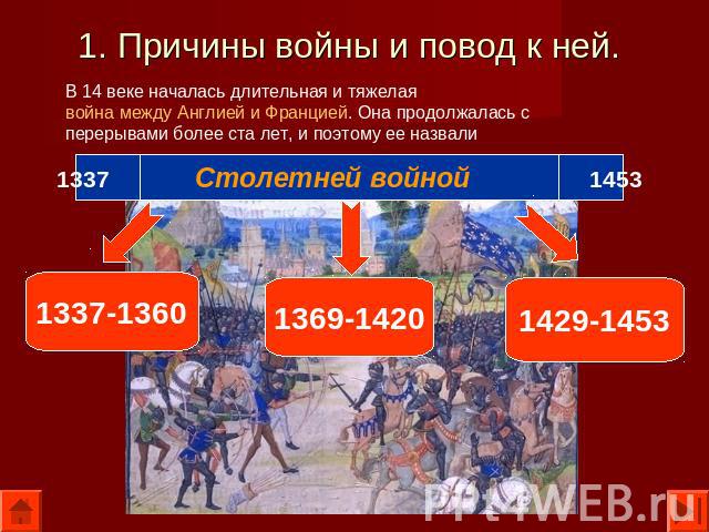  Ответ на вопрос по теме Битвы столетней войны (1337-1453)