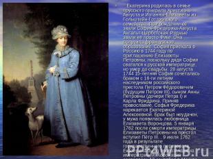     Екатерина родилась в семье прусского генерала Христиана-Августа и Иоганны-Ел