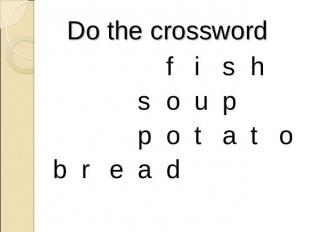 Do the crossword