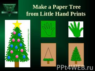 Make a Paper Treefrom Little Hand Prints