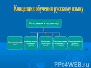 Концепция обучения русскому языку