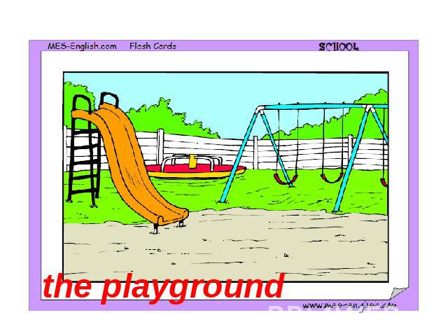 the playground