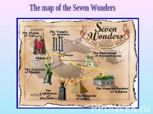 The map of the Seven Wonders