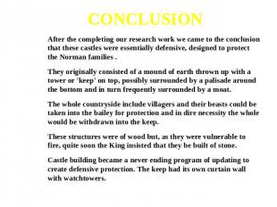 CONCLUSION After the completing our research work we came to the conclusion that