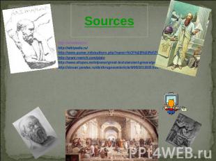 Sources http://wisefeed.ru/http://wikipedia.ru/http://www.gumer.info/authors.php