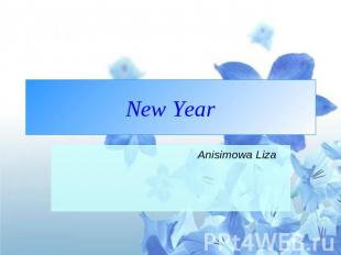 New Year Anisimowa Liza