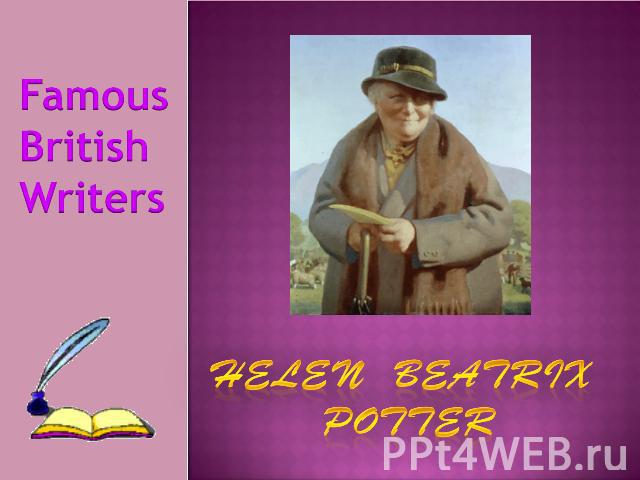 Helen Beatrix Potter Famous British Writers