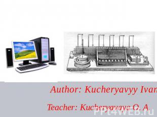 Means of communication Author: Kucheryavyy Ivan Teacher: Kucheryavaya O. A.