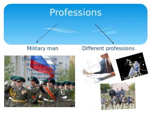 ProfessionsMilitary man Different professions