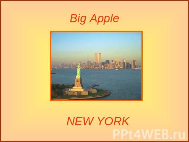 Big Apple NEW YORK