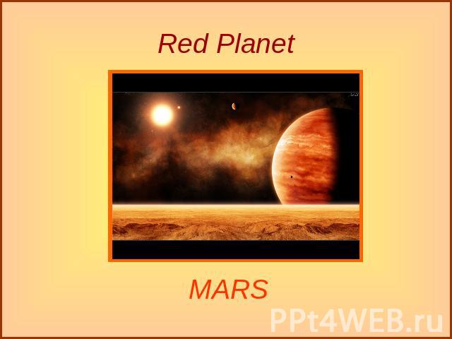 Red Planet MARS