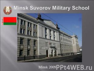 Minsk Suvorov Military School Minsk 2009