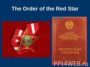 The Order of the Red Star