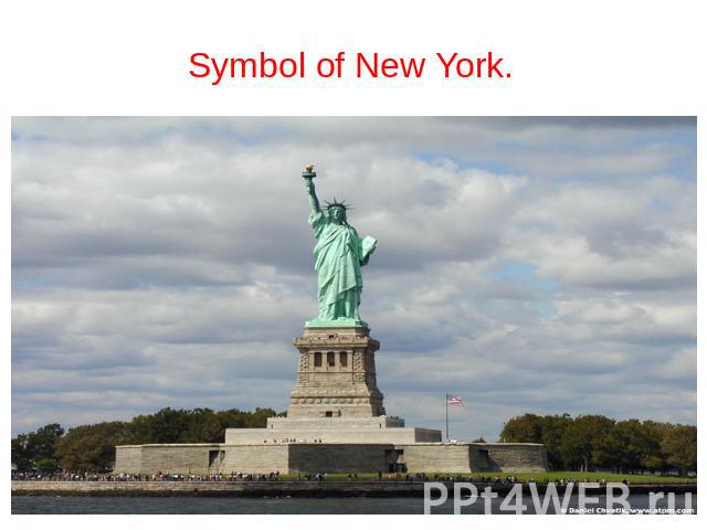Symbol of New York.