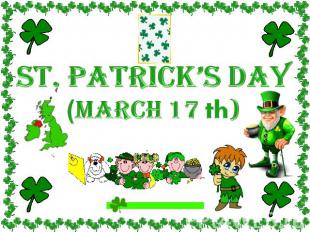 St. Patrick’s Day(March 17 th)