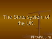 The State system of the UK