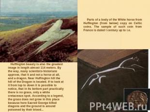 Parts of a body of the White horse from Huffington (from below) copy on Celtic c