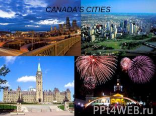 CANADA’S CITIES