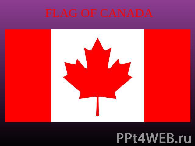 FLAG OF CANADA