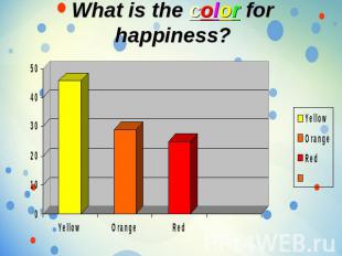 What is the color for happiness?