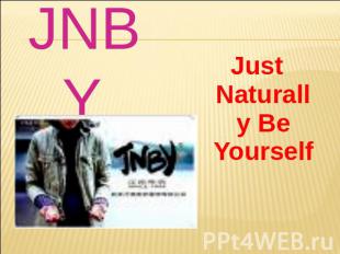 JNBY Just Naturally Be Yourself