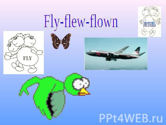 Fly-flew-flown