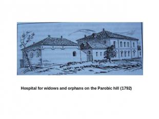 Hospital for widows and orphans on the Parobic hill (1792)