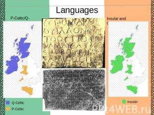 P-Celtic/Q-Celtic Languages Insular and Continental