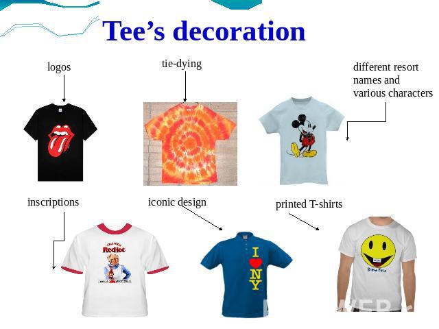 Tee’s decoration