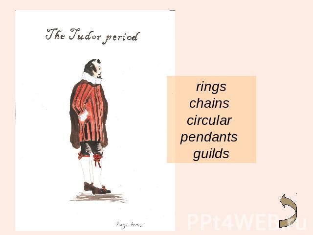 ringschains circular pendants guilds