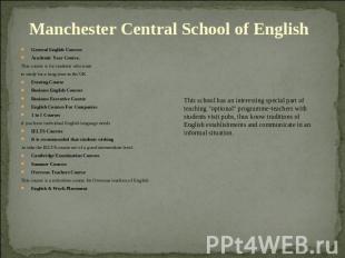General English CoursesAcademic Year Course. This course is for students who wan
