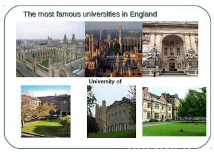 University of Oxford Durham University University of Cambridge University of Bri