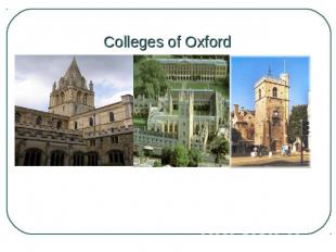 Colleges of Oxford College Church of Christ Magdalene College Carfax Tower