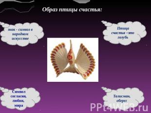 Образ птицы счастья: знак - символ в народном искусстве Символ согласия,любви, м