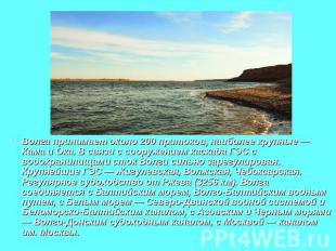 Волга принимает около 200 притоков, наиболее крупные — Кама и Ока. В связи с соо