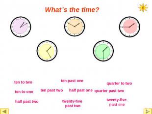What`s the time?