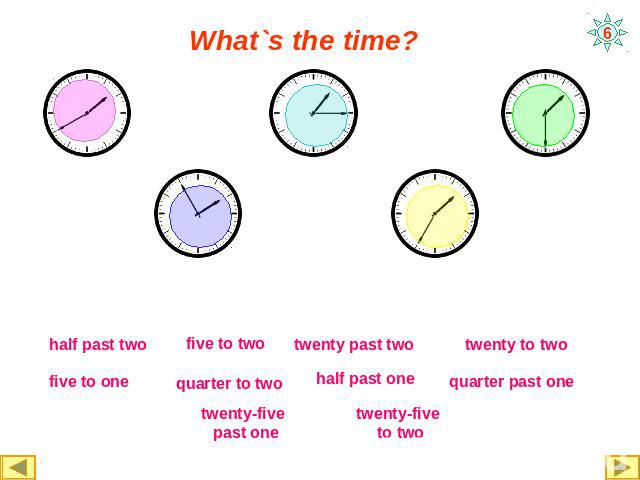 What`s the time?