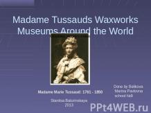 waxworks museums